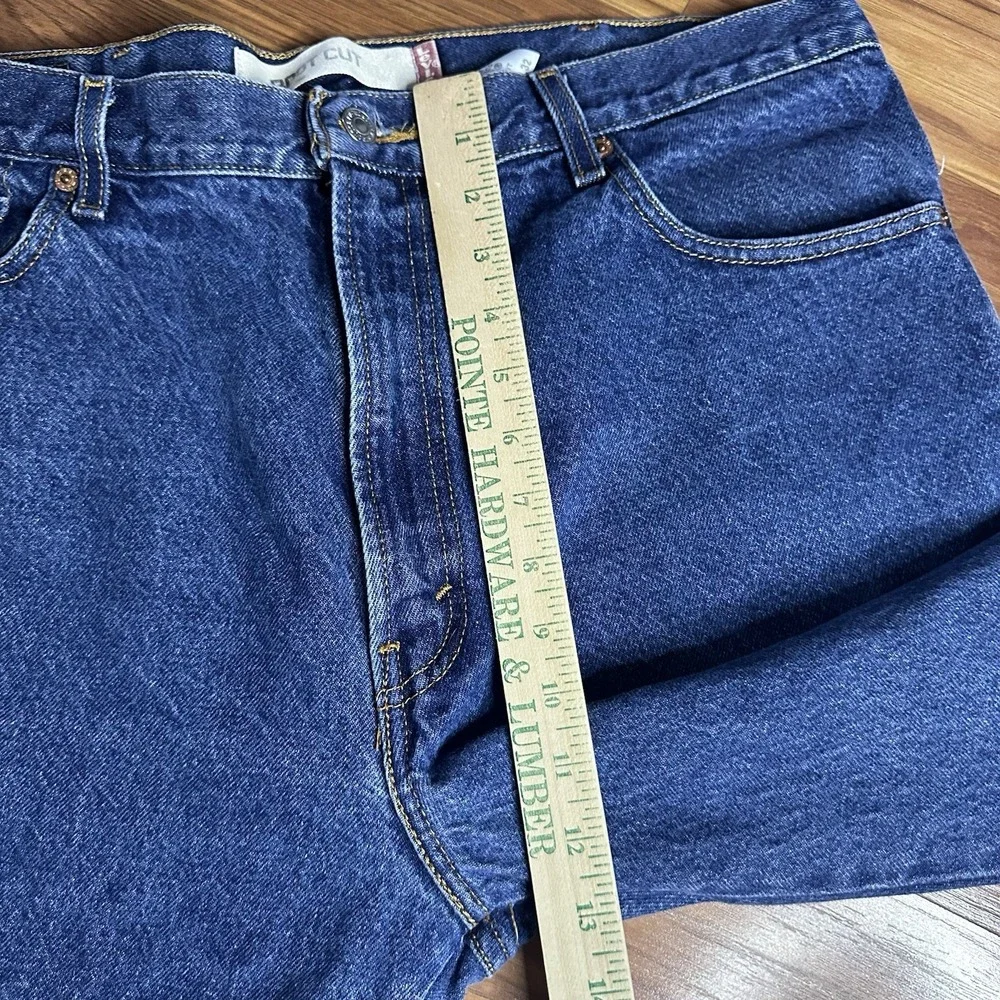 Vintage Y2K Levis 517 Bootcut Jeans Mens 38x32 Dark Wash Red Tab Western Cowboy
